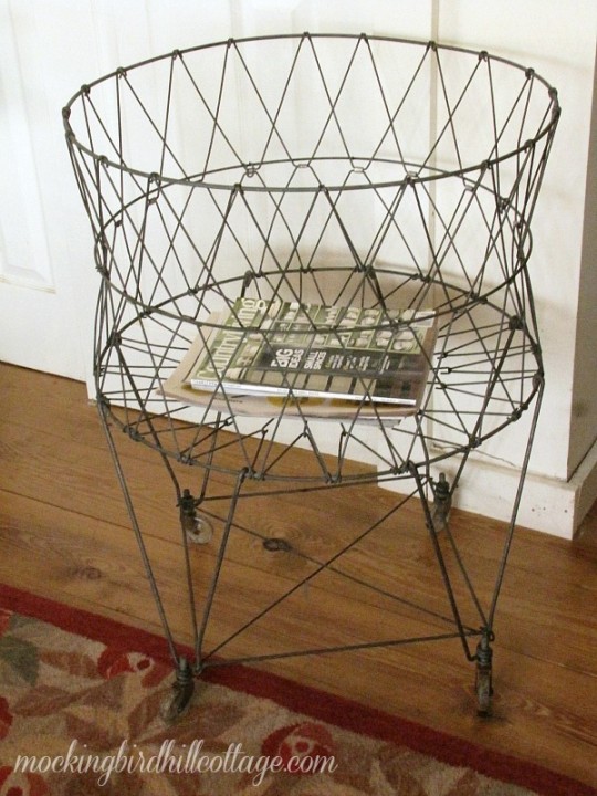 vintage laundry basket