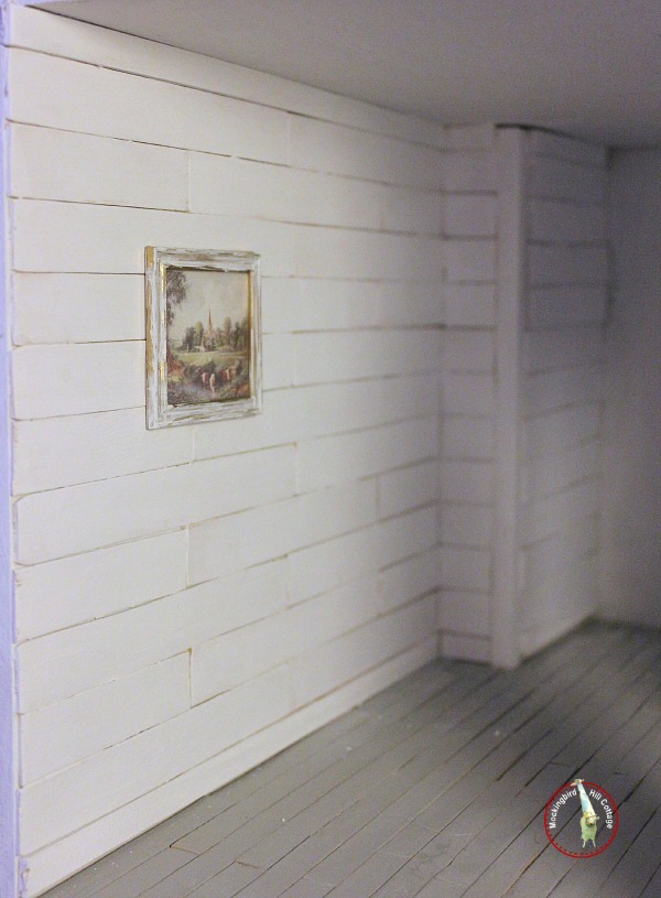 dollhouse plank wall 