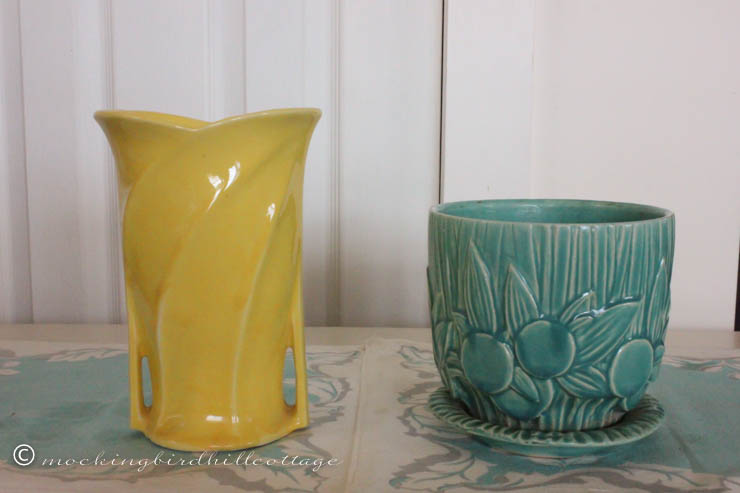 4-22 yellow vase and pot