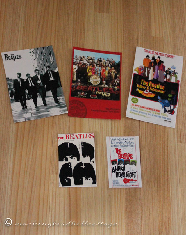 10-3 mini beatles posters