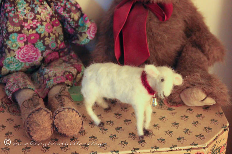 11-20 lamb on bookshelf