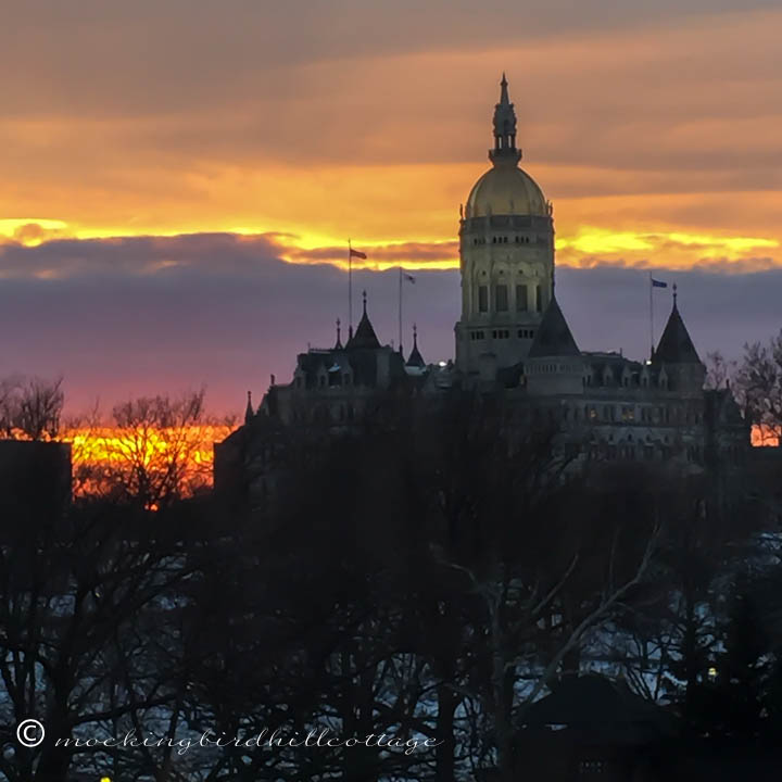 1-26 sunset over the capitol